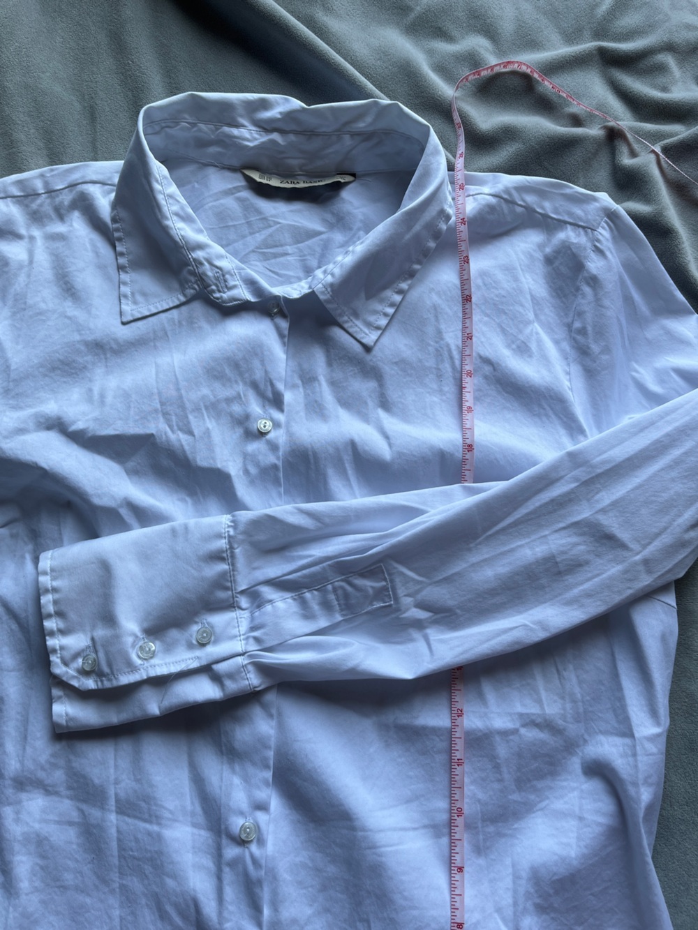 Zara Basics Tailored Button-Down Shirt
